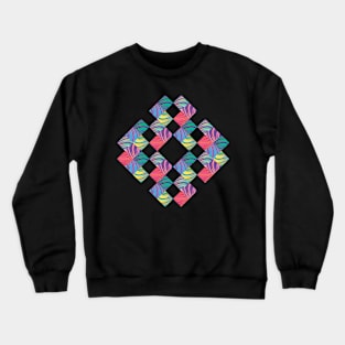 Multiple Cubed Ripple Crewneck Sweatshirt